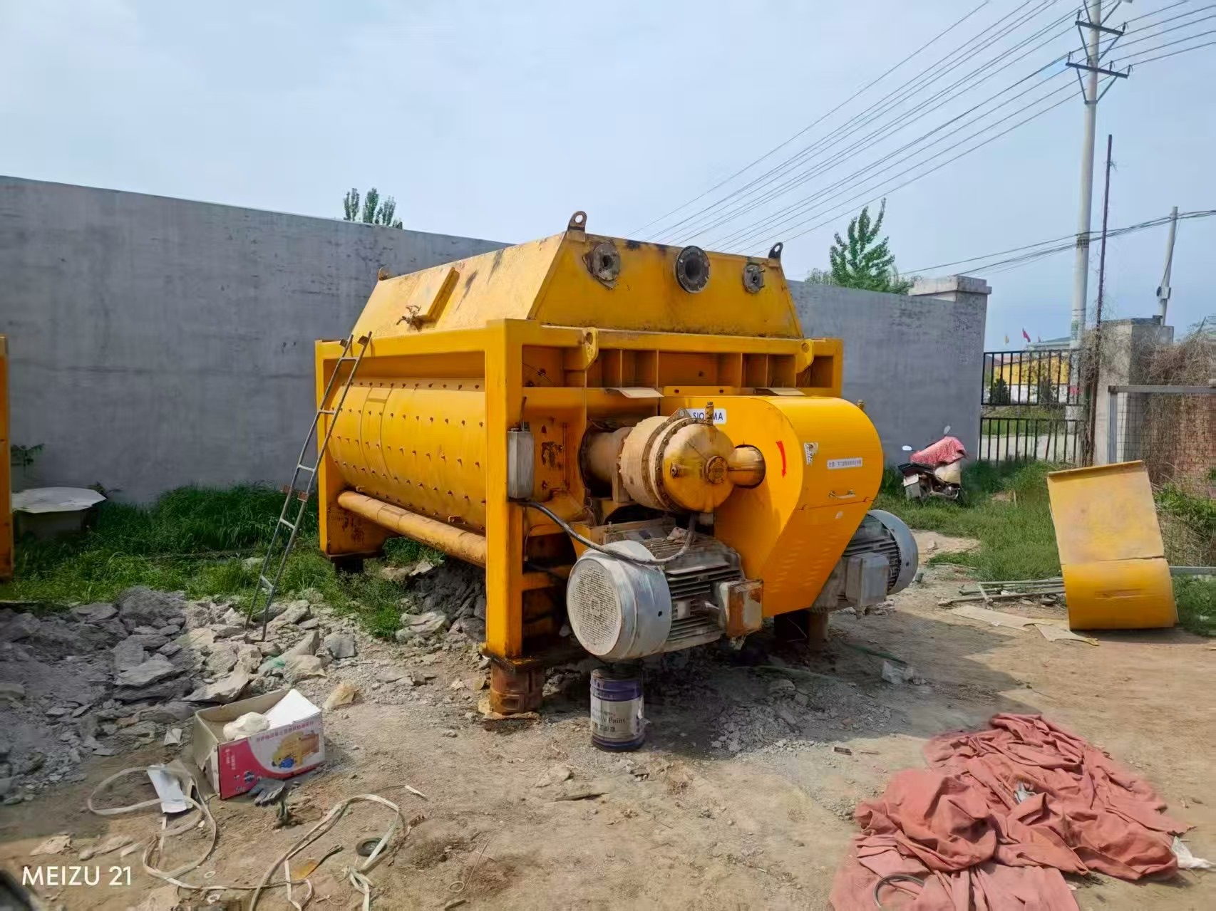 Actual 2018 SICOMA MAO 6000/4500 mixer additional side view